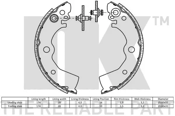 Brake Shoe Set