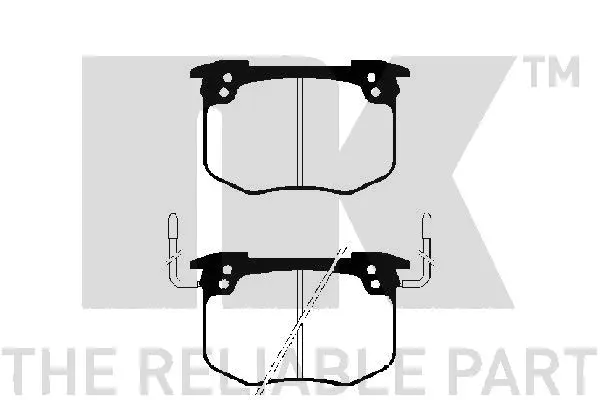 Brake Pad Set, disc brake (223708)