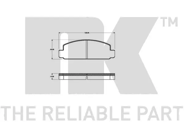 Brake Pad Set, disc brake (223226)