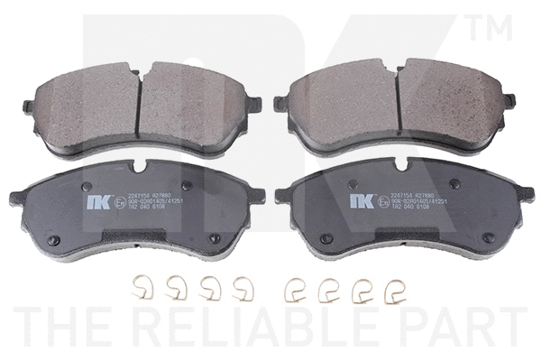 Brake Pad Set, disc brake (2247154)