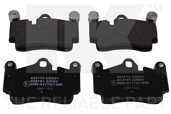 Brake Pad Set, disc brake (224773)