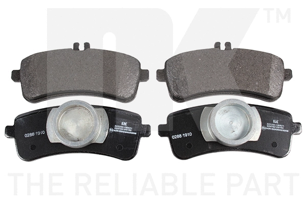 Brake Pad Set, disc brake (223395)