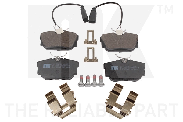 Brake Pad Set, disc brake (224753)