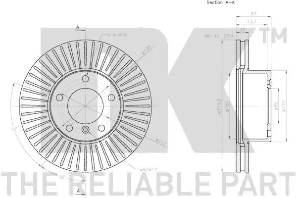 Brake Disc (3133121)