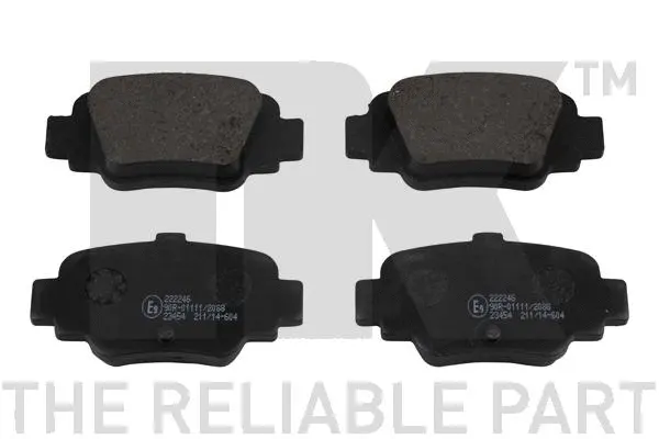 Brake Pad Set, disc brake (222246)