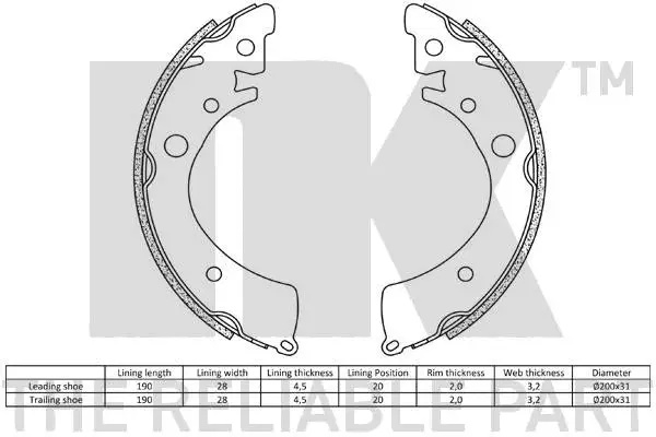 Brake Shoe Set