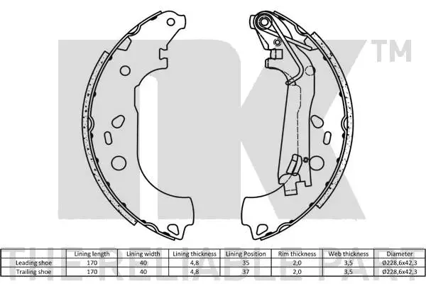 Brake Shoe Set