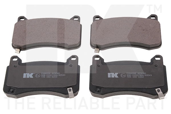 Brake Pad Set, disc brake (2266006)
