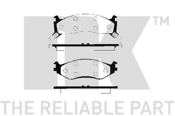 Brake Pad Set, disc brake (229306)