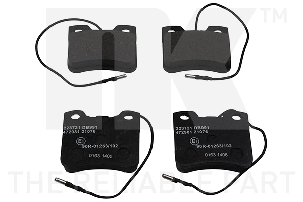 Brake Pad Set, disc brake (223721)