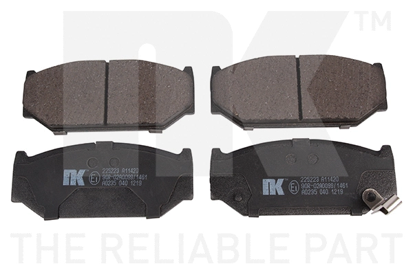 Brake Pad Set, disc brake (225223)