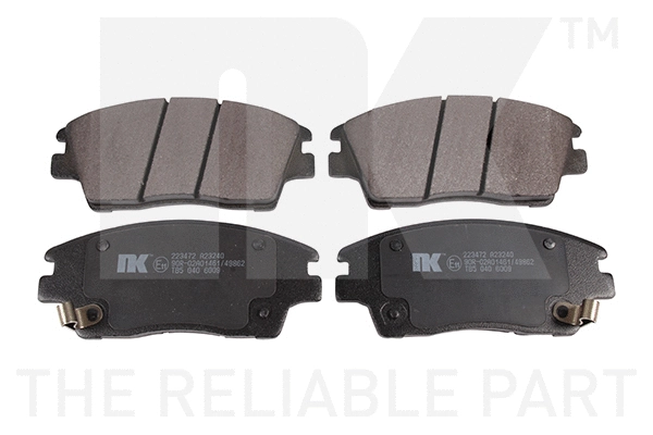 Brake Pad Set, disc brake (223472)