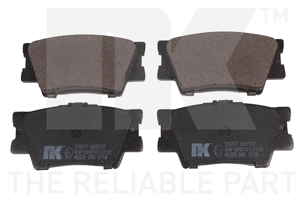 Brake Pad Set, disc brake (224577)
