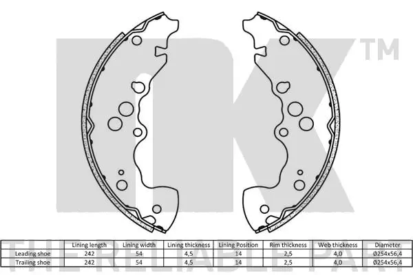 Brake Shoe Set