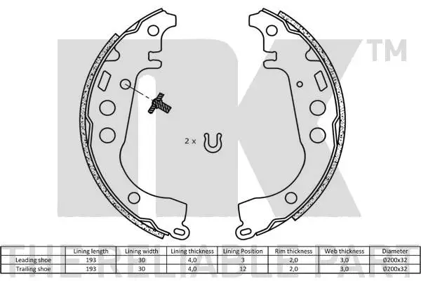 Brake Shoe Set