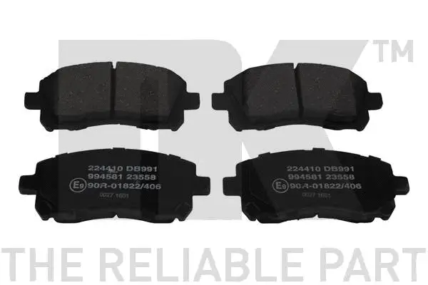 Brake Pad Set, disc brake (224410)