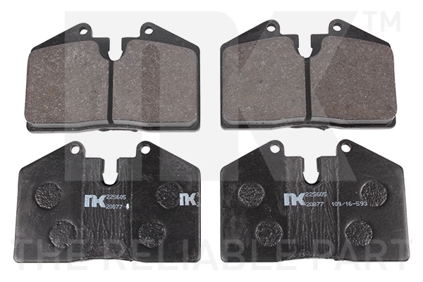 Brake Pad Set, disc brake (225605)