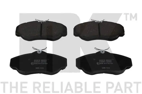 Brake Pad Set, disc brake (224012)
