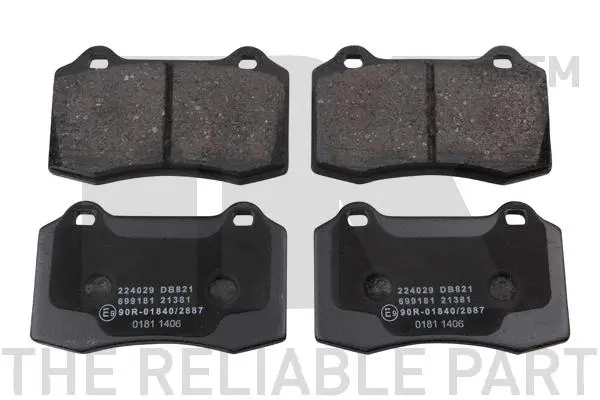 Brake Pad Set, disc brake (224029)