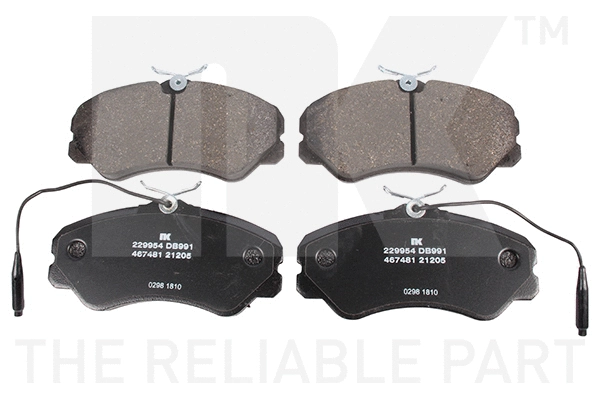 Brake Pad Set, disc brake (229954)