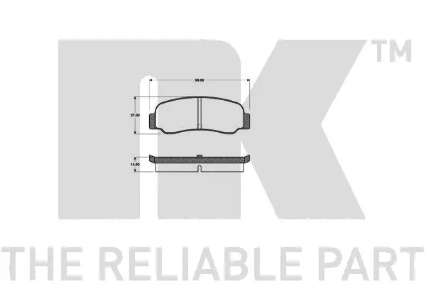 Brake Pad Set, disc brake (223013)