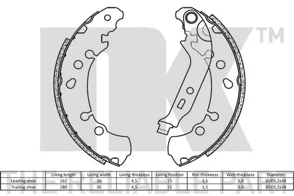 Brake Shoe Set