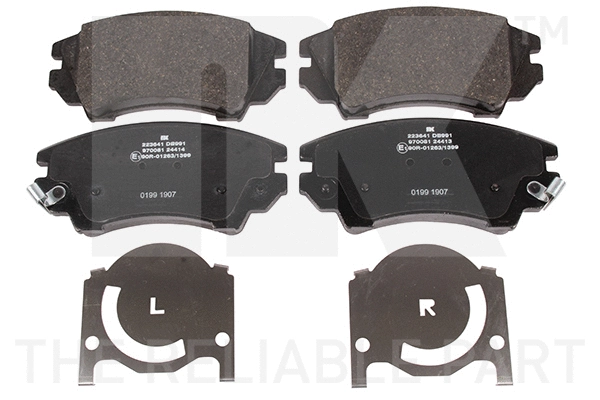 Brake Pad Set, disc brake (223641)