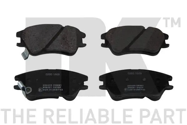 Brake Pad Set, disc brake (223426)