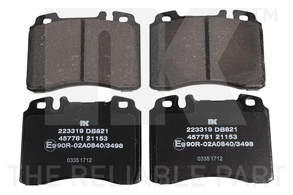 Brake Pad Set, disc brake (223319)