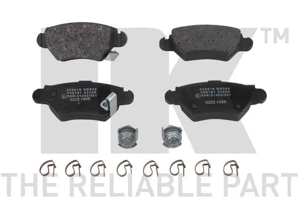 Brake Pad Set, disc brake (223619)