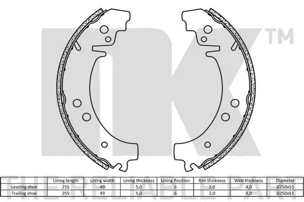 Brake Shoe Set
