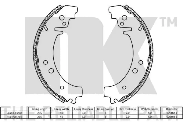 Brake Shoe Set