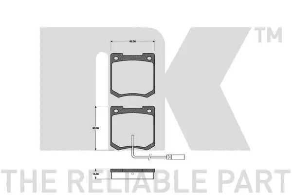 Brake Pad Set, disc brake (221811)