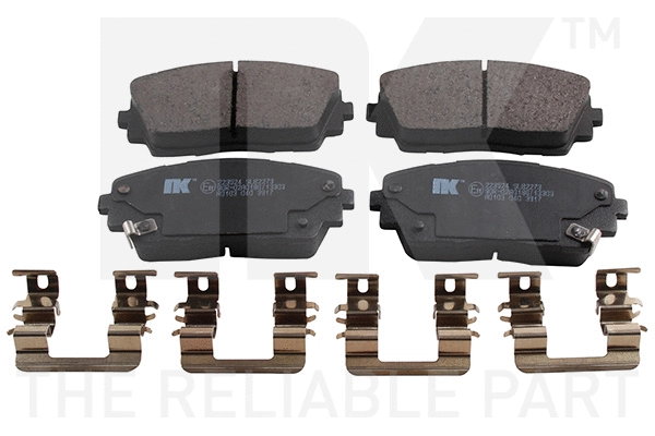 Brake Pad Set, disc brake (223524)