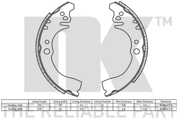 Brake Shoe Set
