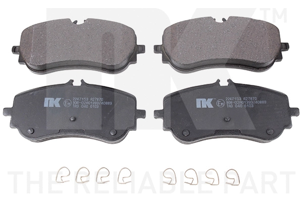 Brake Pad Set, disc brake (2247153)