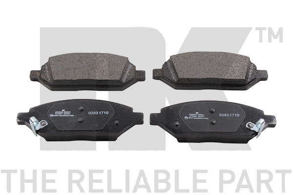 Brake Pad Set, disc brake (223655)
