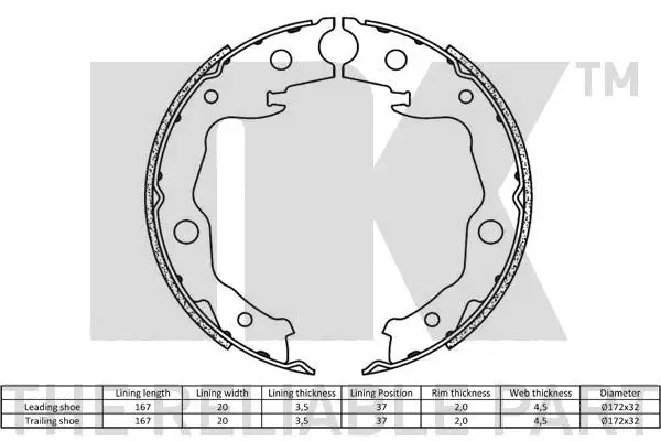 Brake Shoe Set