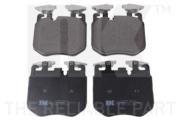 Brake Pad Set, disc brake (221586)