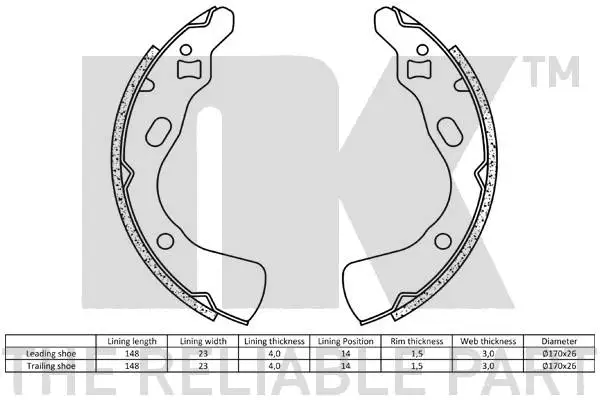 Brake Shoe Set