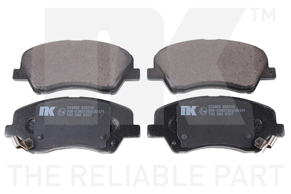 Brake Pad Set, disc brake (223469)