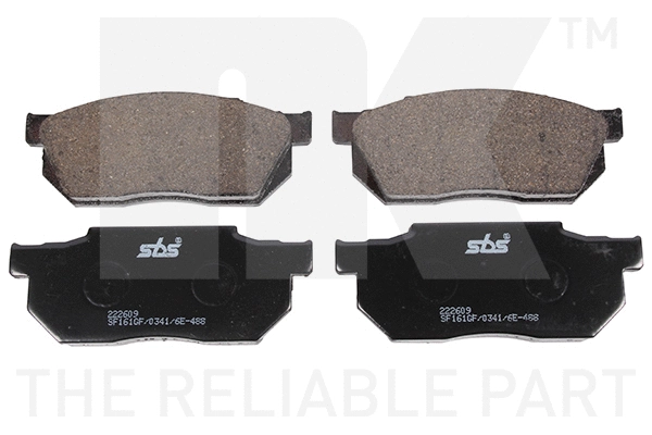 Brake Pad Set, disc brake (222609)