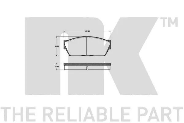 Brake Pad Set, disc brake (222620)