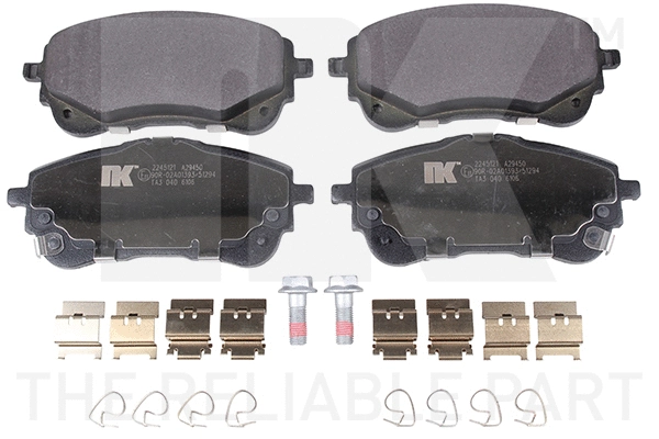 Brake Pad Set, disc brake (2245121)