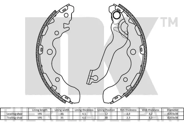Brake Shoe Set
