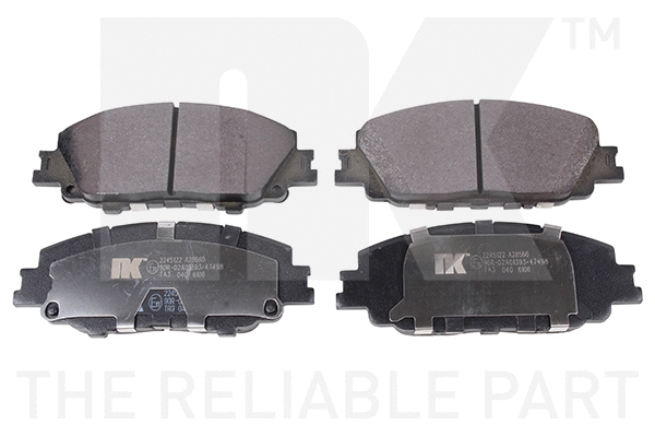 Brake Pad Set, disc brake (2245122)