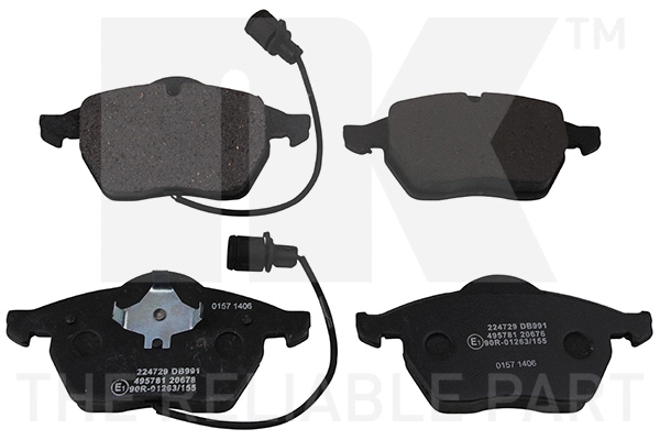 Brake Pad Set, disc brake (224729)