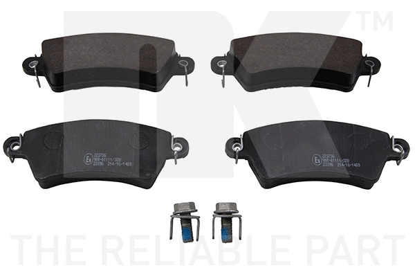 Brake Pad Set, disc brake (223736)