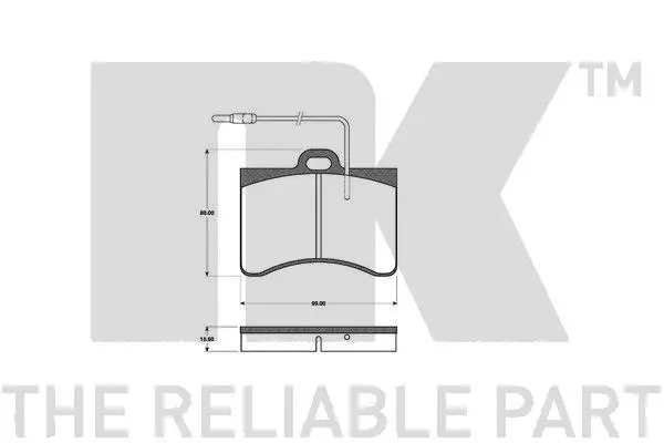 Brake Pad Set, disc brake (221905)