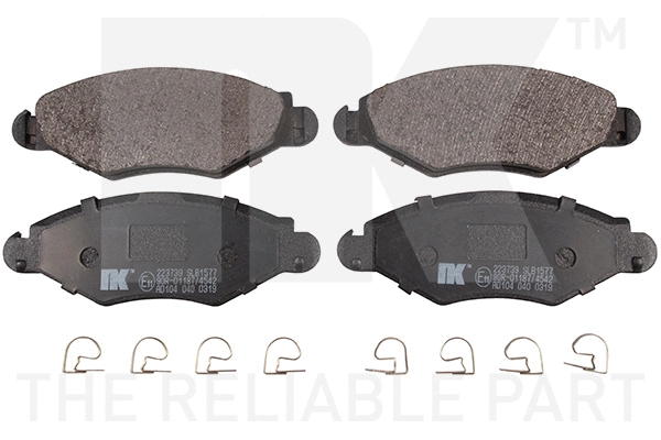 Brake Pad Set, disc brake (223739)